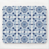 タイル地中海の,ポルトガル語, Azulejo, Majolica マウスパッド (正面)