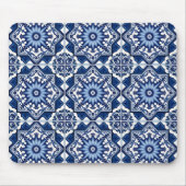 タイル地中海の,ポルトガル語, Azulejo, Majolica マウスパッド (正面)