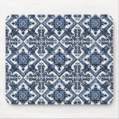 タイル地中海の,ポルトガル語, Azulejo, Majolica マウスパッド (正面)