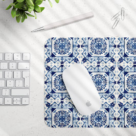 タイル地中海の，ポルトガル語， Azulejo, Majolica マウスパッド