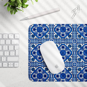 タイル地中海の,ポルトガル語, Azulejo, Majolica マウスパッド