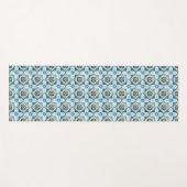 タイル地中海の,ポルトガル語, Azulejo, Majolica ヨガマット (正面(横))