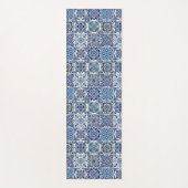 タイル地中海の，ポルトガル語， Azulejo, Majolica ヨガマット (正面)