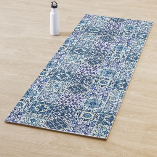 タイル地中海の，ポルトガル語， Azulejo, Majolica ヨガマット (インサイチュ)