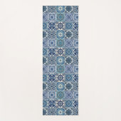 タイル地中海の，ポルトガル語， Azulejo, Majolica ヨガマット (正面)