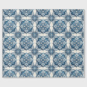 タイル地中海の,ポルトガル語, Azulejo, Majolica ラッピングペーパー (フラット)