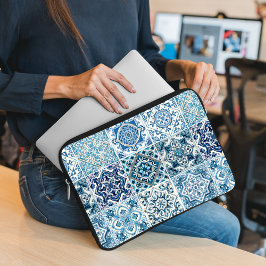 タイル地中海の,ポルトガル語, Azulejo, Majolica ラップトップスリーブ