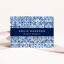 タイル地中海の，ポルトガル語， Azulejo, Majolica 名刺