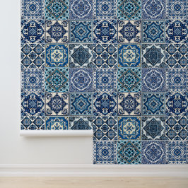 タイル地中海の，ポルトガル語， Azulejo, Majolica 壁紙