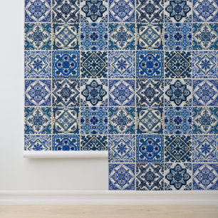 タイル地中海の，ポルトガル語， Azulejo, Majolica 壁紙