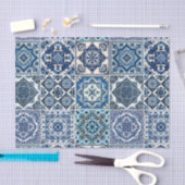 タイル地中海の，ポルトガル語， Azulejo, Majolica 薄葉紙 (クラフト)