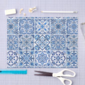 タイル地中海の，ポルトガル語， Azulejo, Majolica 薄葉紙 (クラフト)