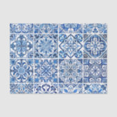 タイル地中海の，ポルトガル語， Azulejo, Majolica 薄葉紙 (正面)