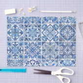 タイル地中海の，ポルトガル語， Azulejo, Majolica 薄葉紙 (クラフト)