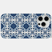 タイル地中海の，ポルトガル語， Azulejo, Majolica Case-Mate iPhoneケース (裏面 (横))