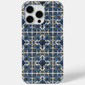 タイル地中海の，ポルトガル語， Azulejo, Majolica Case-Mate iPhoneケース (裏面)