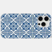 タイル地中海の，ポルトガル語， Azulejo, Majolica Case-Mate iPhoneケース (裏面 (横))