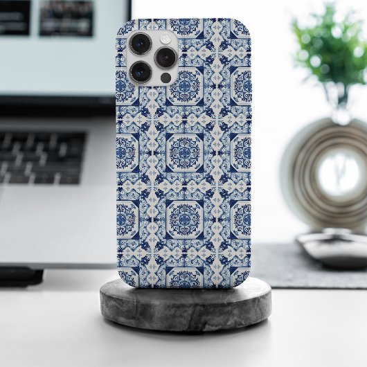 タイル地中海の，ポルトガル語， Azulejo, Majolica Case-Mate iPhoneケース
