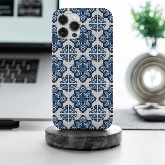 タイル地中海の,ポルトガル語, Azulejo, Majolica Case-Mate iPhoneケース