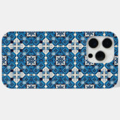 タイル地中海の，ポルトガル語， Azulejo, Majolica Case-Mate iPhoneケース (裏面 (横))