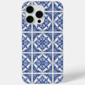 タイル地中海の，ポルトガル語， Azulejo, Majolica Case-Mate iPhoneケース (裏面)