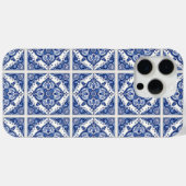 タイル地中海の，ポルトガル語， Azulejo, Majolica Case-Mate iPhoneケース (裏面 (横))