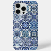 タイル地中海の，ポルトガル語， Azulejo, Majolica Case-Mate iPhoneケース (裏面)