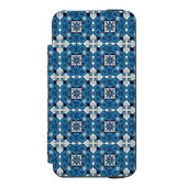 タイル地中海の,ポルトガル語, Azulejo, Majolica Incipio iPhoneウォレットケース (フォリオ 正面)