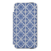 タイル地中海の,ポルトガル語, Azulejo, Majolica Incipio iPhoneウォレットケース (フォリオ 正面)