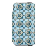 タイル地中海の,ポルトガル語, Azulejo, Majolica Incipio iPhoneウォレットケース (フォリオ 正面)