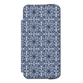タイル地中海の，ポルトガル語， Azulejo, Majolica Incipio iPhoneウォレットケース (フォリオ 正面)