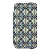 タイル地中海の,ポルトガル語, Azulejo, Majolica Incipio iPhoneウォレットケース (フォリオ 正面)