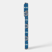 タイル地中海の，ポルトガル語， Azulejo, Majolica iPhoneケース (左側面)