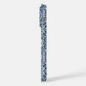 タイル地中海の，ポルトガル語， Azulejo, Majolica iPhoneケース (左側面)