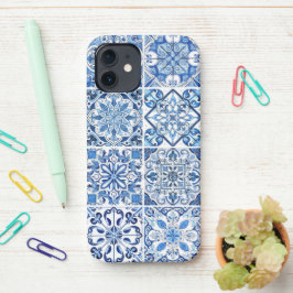 タイル地中海の，ポルトガル語， Azulejo, Majolica iPhone 12ケース