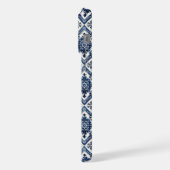 タイル地中海の，ポルトガル語， Azulejo, Majolica iPhoneケース (左側面)