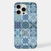 タイル地中海の，ポルトガル語， Azulejo, Majolica iPhoneケース (裏面)