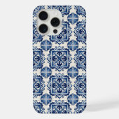 タイル地中海の，ポルトガル語， Azulejo, Majolica iPhoneケース (裏面)