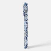 タイル地中海の，ポルトガル語， Azulejo, Majolica iPhoneケース (左側面)