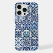 タイル地中海の，ポルトガル語， Azulejo, Majolica iPhoneケース (裏面)