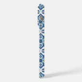 タイル地中海の，ポルトガル語， Azulejo, Majolica iPhoneケース (左側面)