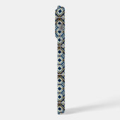 タイル地中海の，ポルトガル語， Azulejo, Majolica iPhoneケース (左側面)