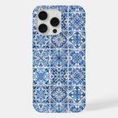 タイル地中海の，ポルトガル語， Azulejo, Majolica iPhoneケース (裏面)