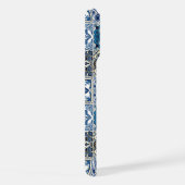 タイル地中海の，ポルトガル語， Azulejo, Majolica iPhoneケース (右側面)