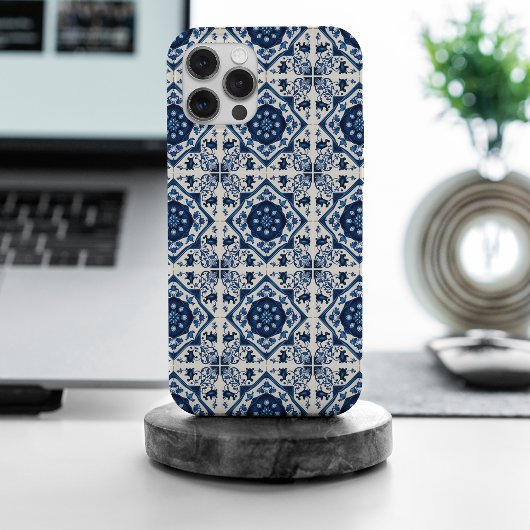 タイル地中海の，ポルトガル語， Azulejo, Majolica iPhoneケース