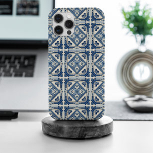 タイル地中海の,ポルトガル語, Azulejo, Majolica iPhone 15 Pro Maxケース