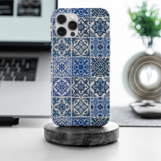 タイル地中海の，ポルトガル語， Azulejo, Majolica iPhoneケース