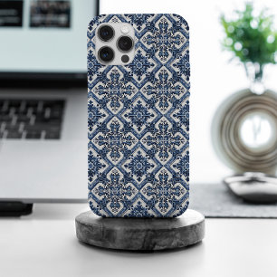 タイル地中海の,ポルトガル語, Azulejo, Majolica iPhone 15 Pro Maxケース