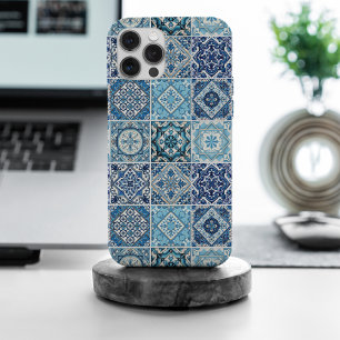 タイル地中海の,ポルトガル語, Azulejo, Majolica iPhone 15 Pro Maxケース