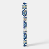 タイル地中海の，ポルトガル語， Azulejo, Majolica iPhoneケース (左側面)